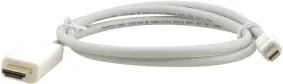 Kramer Electronics C-MDP/HM-10 adaptador de cable de vídeo 3 m HDMI tipo A (Estándar) Mini DisplayPort Blanco
