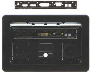 Kramer Embellecedor en Negro para Montaje en Tbus del Sid-X2N (Sid-X2Nbp)