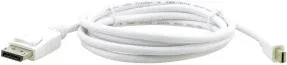 Kramer Electronics C-MDP/DPM-6 adaptador de cable de vídeo 1,8 m Mini DisplayPort DisplayPort Blanco
