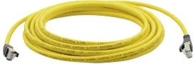 Kramer Electronics PC6A-LS503-0.5M cable de red Amarillo 0,5 m Cat6a S/FTP (S-STP)