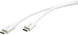 Kramer Electronics C-USB31 cable USB 0,9 m USB 3.2 Gen 1 (3.1 Gen 1) USB C Blanco