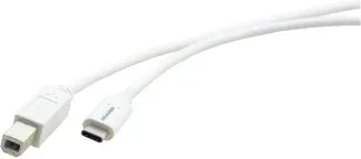 Kramer Electronics C-USB/CB-6 cable USB 1,8 m USB 2.0 USB C USB B Blanco