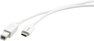 Kramer Electronics C-USB/CB-10 cable USB 3 m USB 2.0 USB C USB B Blanco