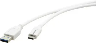 Kramer Electronics C-USB31 cable USB 0,9 m USB 3.2 Gen 1 (3.1 Gen 1) USB C USB A Blanco