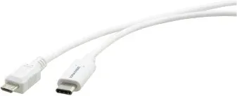 Kramer Electronics C-USB/CMICROB-6 cable USB 1,8 m USB 2.0 USB C Micro-USB B Blanco