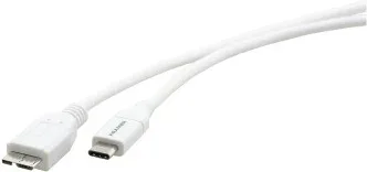 Kramer Electronics C-USB31 cable USB 0,9 m USB 3.2 Gen 1 (3.1 Gen 1) USB C USB C/Micro-USB B Blanco