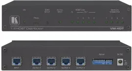 Kramer Electronics VM-4DT amplificador de línea de video Negro