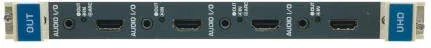 Tarjeta de Cuatro Salidas HDMI 4K a 60Hz Uhda-Out4-F32/Standalone  (4: 2: 0) con Audio Analógico Seleccionable Entre Embebido, Desembebido o Arc Kramer