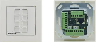 Kramer Electronics RC-208/EU-80/86(W) botonera Blanco