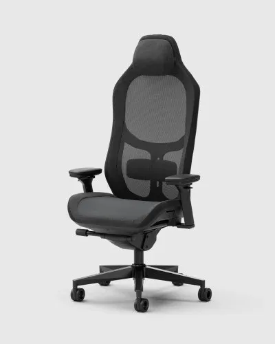 Fractal Design Refine 2 Mesh Dark Silla para videojuegos de PC Asiento acolchado tapizado Negro