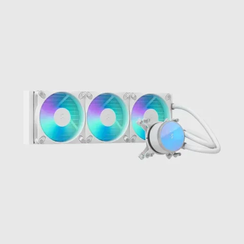 Fractal Design Radius 360 RGB White Procesador Sistema de refrigeración líquida todo en uno 12 cm Blanco 1 pieza(s)
