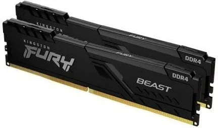 Memoria RAM Kingston FURY Beast 2 x 8GB/ DDR4/ 3200MHz/ 1.35V/ CL16/ DIMM