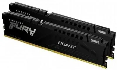 Memoria RAM Kingston FURY Beast 2 x 16GB/ DDR5/ 5200MHz/ 1.25V/ CL40/ DIMM
