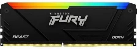 Memoria RAM Kingston FURY Beast RGB 8GB/ DDR4/ 3200MHz/ 1.35V/ CL16/ DIMM