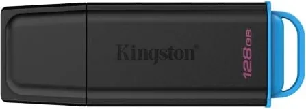 Kingston Technology DataTraveler 128GB Portátil USB 3.2 Gen 1 Exodia Negro + Azul