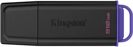 Kingston Technology DataTraveler 512GB Portátil USB 3.2 Gen 1 Exodia Negro + Violeta