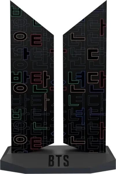 Estatua premium sideshow bts logo hangeul edition 18 cm