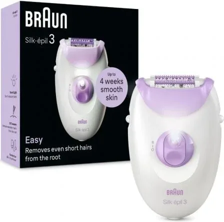 Depiladora Braun Silk Epil Series 3 SE3-000/ Con Cable