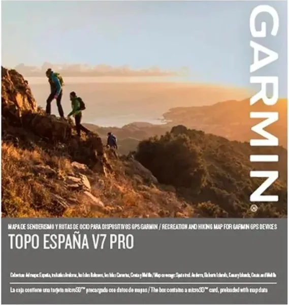 Mapas en tarjeta micro SD - SD garmin topo spain v7 pro