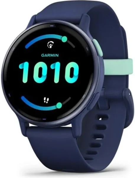 Garmin vívoactive 5 - smartwatch con GPS - pantalla amoled - funciónes esenciales de salud y forma física y hasta 11 días de autónomía - azul