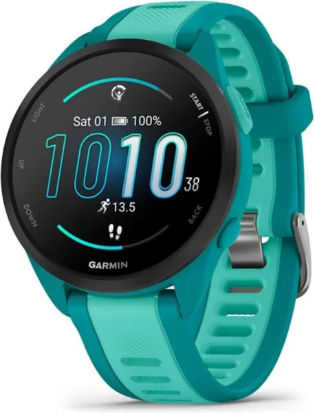 Garmin forerunner 165 music - reloj inteligente para correr con GPS - pantalla táctil amoled - métricas optimizadas - planes de entrenamiento - pay - autónomía de 11 días - azul