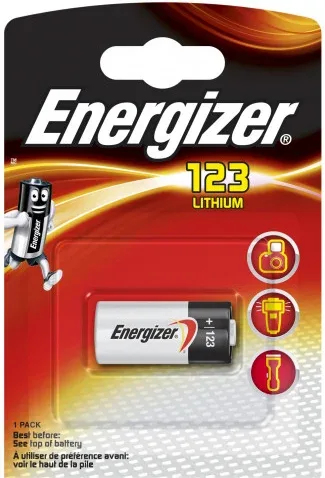 Blister 1 Pila Especial Lithium Photo El123 Energizer E300777601