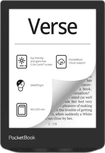 Libro electronico ebook pocketbook verse 6 pulgadas 8gb gris niebla - mist grey
