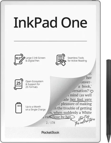 Ebook pocketbook inkpad one WiFi 10.3 pulgadas 32gb matte black