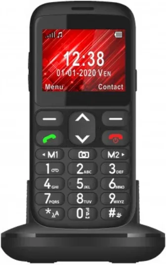 Telefono movil telefunken s520 senior phone - GPS - 2.31 pulgadas - negro