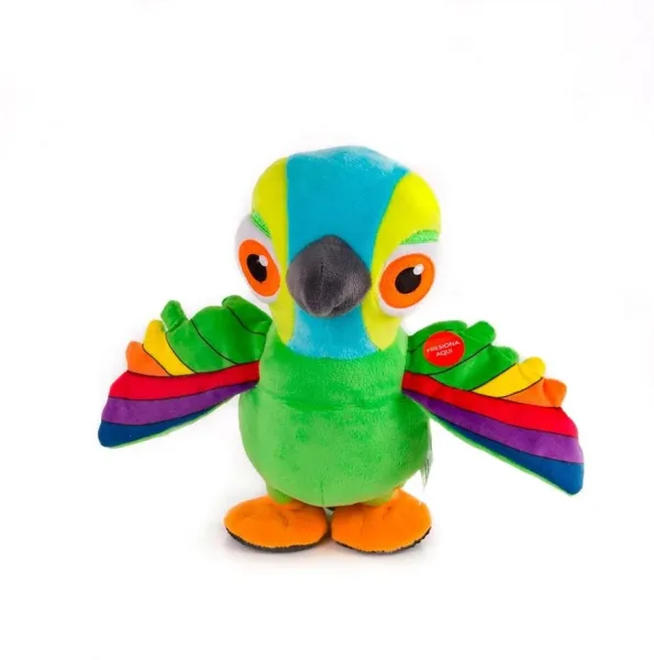 Peluche interactivo lorito pepe 7