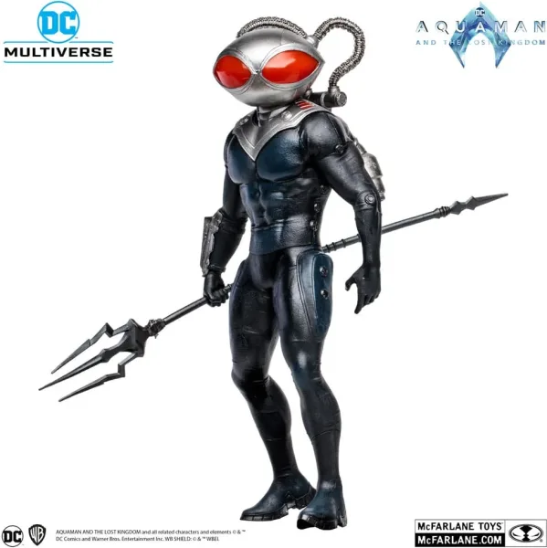 Figura mcfarlane toys DC aquaman 2 movie 12in -  black manta