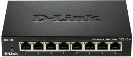 D-Link DGS-108 Switch 8xGB Metal