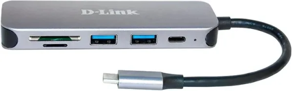 D-Link DUB-2325 5-in-1 USB-C Hub Card Reader