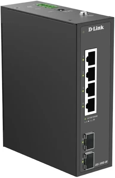 D-Link DIS-100G-06 Switch Industrial 4xGb 2xSFP