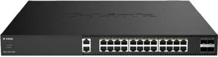 Switch Gestionable D-Link DXS-1250-28YP/E 24 Puertos/ RJ-45 10Gbps/ SFP/ PoE