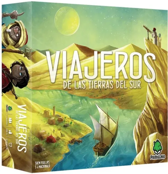 Juego de mesa viajeros de las tierras del sur edad recomendada 12 años