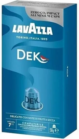 Cápsula Lavazza Espresso Decaf Descafeinado para cafeteras Nespresso/ Caja de 10