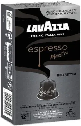 Cápsula Lavazza Espresso Maestro Ristretto para cafeteras Nespresso/ Caja de 10