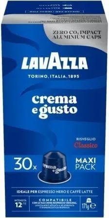Cápsula Lavazza Crema e Gusto Clásico para cafeteras Nespresso/ Caja de 30