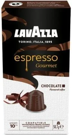 Cápsula Lavazza Espresso Gourmet Chocolate para cafeteras Nespresso/ Caja de 10