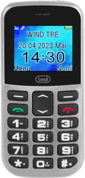 Telefono Trevi Max 20 Senior Phone Big Button Funcion S.o.s. Silver