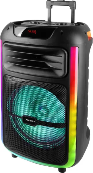 Altavoz Karaoke Trevi Xf 1400 KB 100W Amplif Spkr+Aw+Trolley