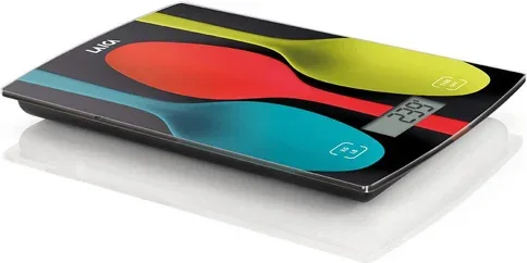 Bascula de cocina digital laica ks1035 cucharas de colores 5kg