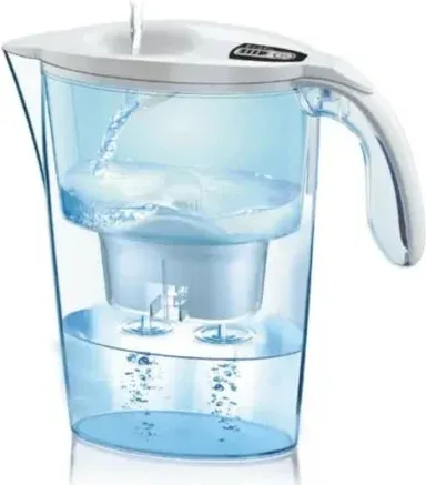 Pack Jarra Filtrante Laica Stream AlkaWater/ 2.3L/ Blanca/ Jarra + 1 Filtro AlkaWater