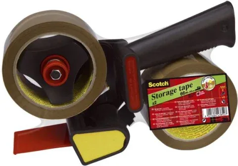 Pack Precintadora Manual + 2 Rollos Cinta de Embalaje Marrón 50Mm X 66M Hv.5066.R2D.b Scotch 7100298856