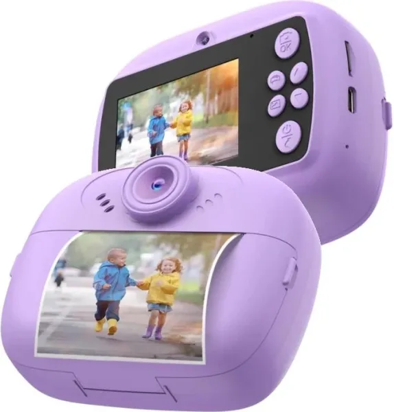 Celly Cámara Fotos Niños Imprimible Violeta