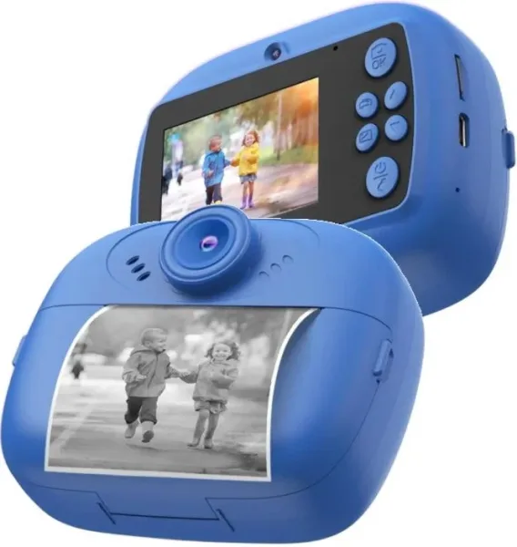 Celly Cámara Fotos Niños Imprimible Azul