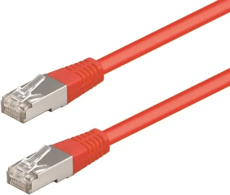 WP WPC-PAT-5F005R cable de red Rojo 0,5 m Cat5e F/UTP (FTP)