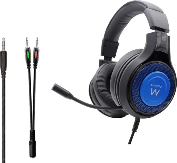 Auriculares para gaming ewent pl3322 con microfono pc & consola