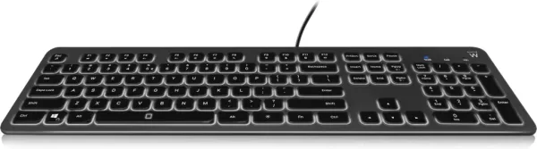 Teclado USB multimedia ewent ew3269 con retroiluminacion